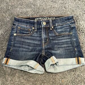 Lightly worn size 2 American eagle outfitters jean shorts